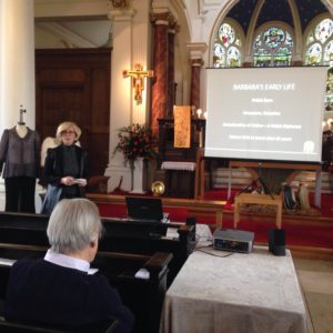 Lorraine presenting